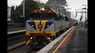 A interesting wednesday of freight at Malvern West Footscray and Tottenham [upl. by Kelula]