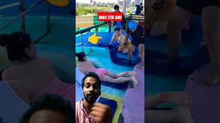 Waterpark FUNNY Moments amp SLIDES 😱😲 funny swimmingpool [upl. by Ynetsed935]