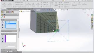 Tangent Faces and Guide Curves in SolidWorks [upl. by Ahsemed]