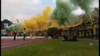 Equipo eliminadoHinchada de PRIMERA Bmanga Vs Cucuta 23nov FORTALEZA LEOPARDA SUR 2014 [upl. by Prentice]