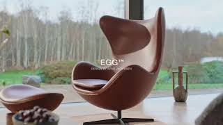 Fritz Hansen Egg Lounge Chair by Arne Jacobsen [upl. by Schluter]