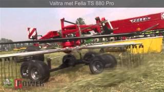 Valtra met Fella TS 880 Pro [upl. by Ahsratal]