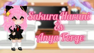 🌸Naruto é seus amigos reagindo Sakura passado és Anya Forge🌸 [upl. by Anabal]