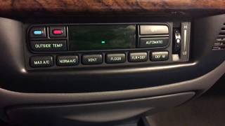 Mercury Grand Marquis EATC auto climate control self test [upl. by Hiller]