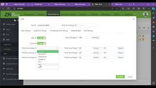 How To Set Overtime on Biotime 80  ZKTeco West Africa [upl. by Igal]