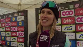 Katarzyna Niewiadoma  Interview before Liège  Bastogne  Liège 2024 [upl. by Carolee]