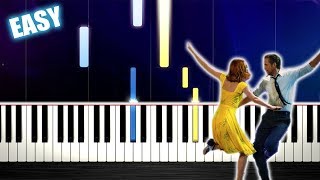 Mia amp Sebastians Theme La La Land  EASY Piano Tutorial by PlutaX [upl. by Aciria688]