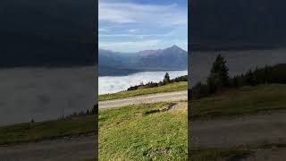 Above the fog in Switzerland  Niederhorn switzerland [upl. by Ycat977]