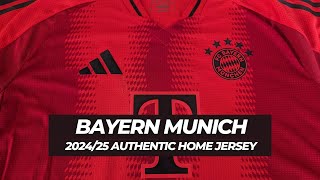 Bayern Munich 202425 Authentic Home Jersey Review [upl. by Fishman]