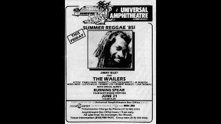 Jimmy Riley amp The Wailers 19850621  Universal Amphitheater Los Angeles CA [upl. by Amato]