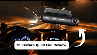 Thinkwares Upgraded 2k Dashcam Thinkware Q850 Review [upl. by Silvana147]