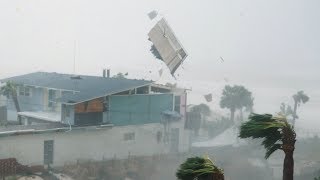 Extreme 4K Video of Category 5 Hurricane Michael [upl. by Ysnat]