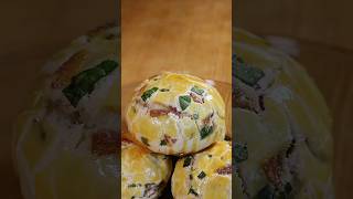 Spinach bacon scones are a delicious snack cooking asmr ytshorts shorts [upl. by Ahtelahs605]