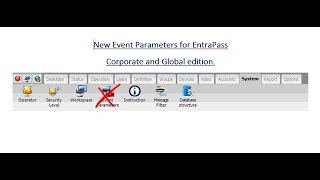 New Event Parameters for EntraPass Corporate and Global edition [upl. by Aifas]