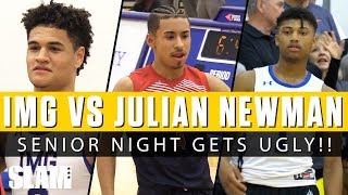 IMG Academy vs Julian Newman 😈 Senior Night Gets Ugly 😱 [upl. by Kenneth]