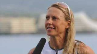 Ironman Hawaii 2009  Interview Sandra Wallenhorst [upl. by Arathorn]