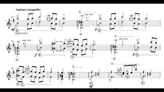 Isaac Albéniz  Asturias Leyenda for Guitar Score video [upl. by Aremihc]