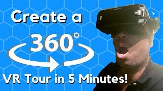 Learn How To Create An interactive 360 VR Tour in 5 Minutes [upl. by Keever692]