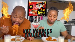 3x Spicy Noodles Challenge  Hot Noodles Challenge [upl. by Sibelle]