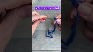 Lefthanded crochet [upl. by Schrick]