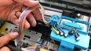 How to Fix Not Printing Correct ColorPoor Quality Issue in HP Deskjet GT 5810  Clean Head Properly [upl. by Esinnej587]