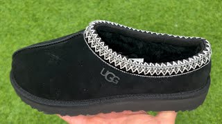 UGG Tasman Slipper Black Womens [upl. by Sorac40]