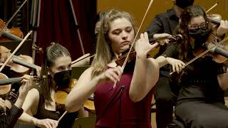 Tchaikovsky Concierto para violin  Orquesta Joven OSG  Raquel Areal violín  P Rizzo director [upl. by Aw]