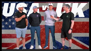 USA vs UK at Virtuoso Golf  3 hole Trackman Match [upl. by Elfreda335]