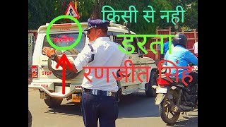 HONEST TRAFFIC POLICE OFFICER II RANJEET SINGH II INDORE [upl. by Fairlie]