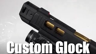 Custom Glock 48 Pistol with Lighting Cuts in Slide to Match Compensator [upl. by Kirit22]