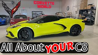 C8 Corvette  New Owners Guide With Robert From Corvette World All About Your C8 [upl. by Kei629]