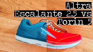 ALTRA Torin 5 vs Escalante 25  My two favourite road running shoes [upl. by Anaxor]