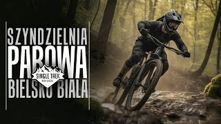 Szyndzielnia  Parówa  Bielsko Biała Beskid Śląski  Enduro MTB DH TRASA [upl. by Helman]