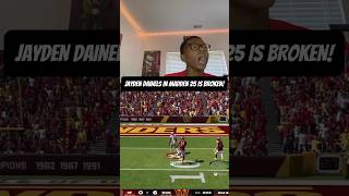 JAYDEN DAINELS IS BROKEN IN MADDEN 25 madden25 nfl shorts [upl. by Aicirtac]