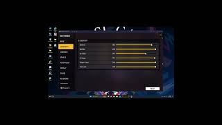 free fire AWM setting for pcfreefire gaming [upl. by Azitram]
