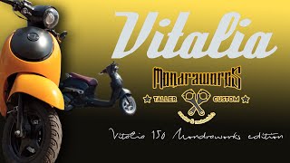 Vitalia 150 mondraworks edition  Motoneta tuning [upl. by Suvart]