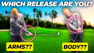 How to Release the Golf Club  Body Release vs Forearm Rotation [upl. by Deming272]