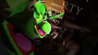 Kermit Hippity Hoppity Get Off My Property Meme [upl. by Lledualc]