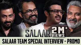 Salaar Team Special Interview  Promo  SS Rajamouli  Prabhas  Prithviraj  Prashanth Neel [upl. by Asylla]