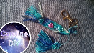 Breloczek do kluczy DIY  makramakeychain [upl. by Ledda]