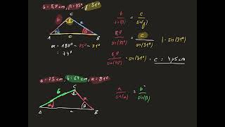 Berechnungen mit dem Sinussatz [upl. by Haianeb466]