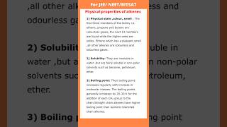 Physical properties of alkenes  organic chemistry [upl. by Danyette]