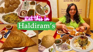 BEST Indian Street Food you need to try in Haldirams  Haldirams Mumbai Restaurant vlog [upl. by Raye]