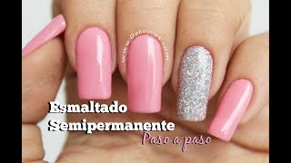 Clase 10 Esmaltado Semipermanente paso a paso ♥ Deko Uñas  Gel polish step by step [upl. by Anytsyrk698]