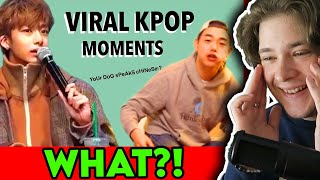 NEW KPOP Fan React to RANDOM KPOP MOMENTS THAT WENT VIRAL [upl. by Eeb]