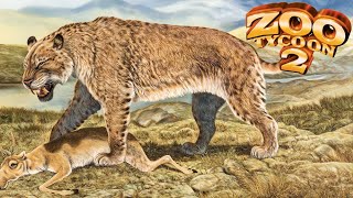 Homotherium Exhibit Speed Build  Zoo Tycoon 2 [upl. by Dickerson]