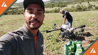 Plantio de semente a lanço com drones  Argos Agricultura [upl. by Otrebcire306]