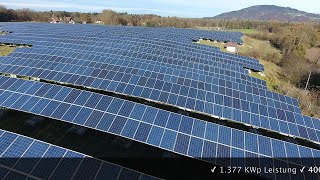 VR EnergieGenossenschaft Oberbayern Südost eG  PhotovoltaikFreiflächenanlage FreilassingEham 4K [upl. by Jedd863]