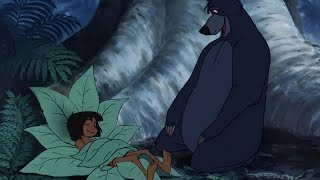 The Jungle Book ♪ Bagheera talks with Baloo HD ♥ Cartoon For Kids [upl. by Annazus]