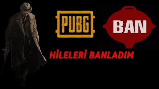 PUBG MOBİLDE HİLELERİ BANLADIM 3650 GÜN BAN YEDİ [upl. by Aisorbma876]